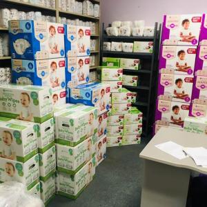 East Side Health district's Diaper Depot provides families with children under the age of 4 with monthly diapers free of charge. 